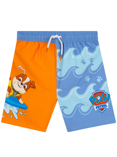 Character Blue PAW Patrol Swimming Trunks Marshall, Chase and Rubble image 1