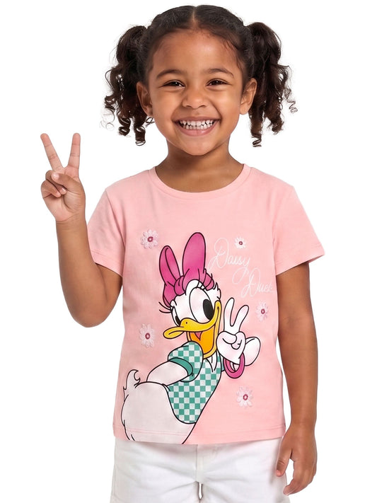 Dsiney Kidz - Character Pink Disney Daisy Duck T-Shirt image 2