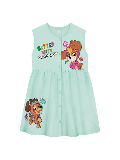 Dsiney Kidz - Character Green PAW Patrol Dress Skye And Liberty image 1