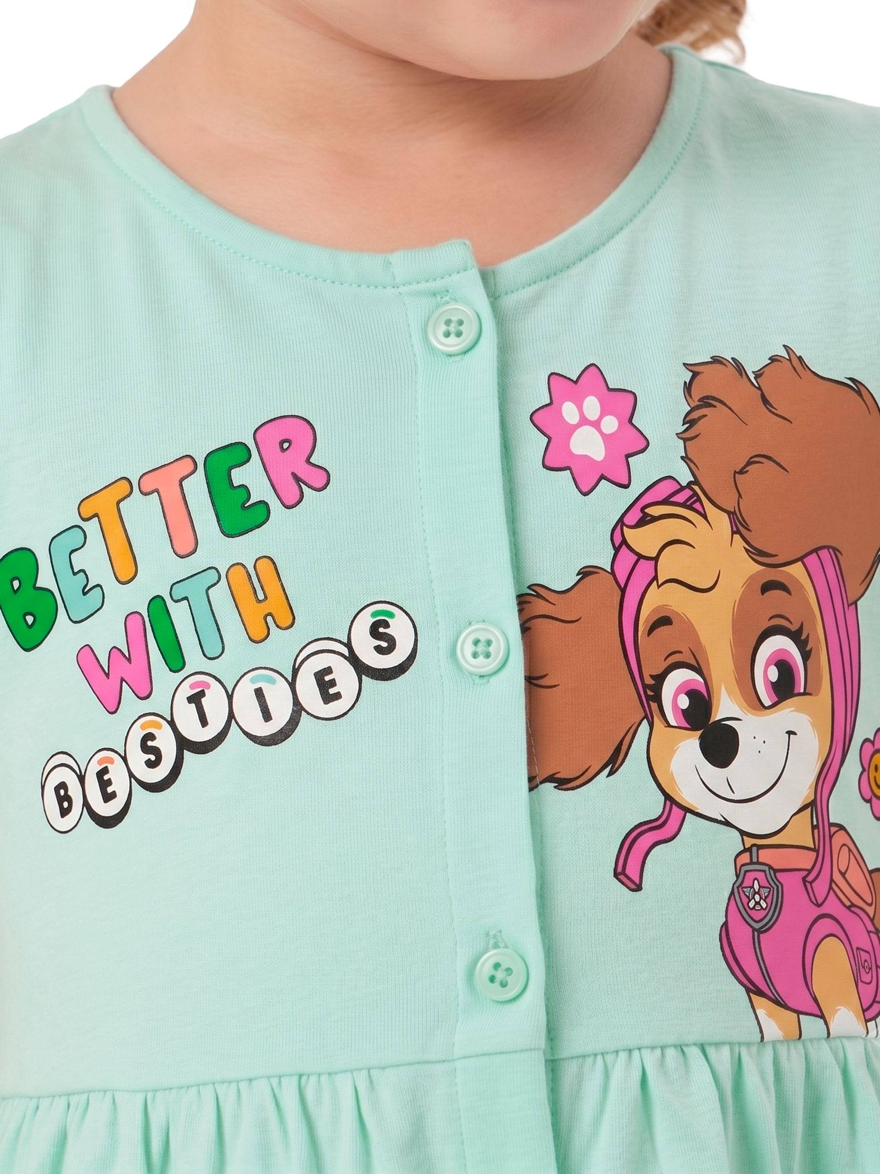 Dsiney Kidz - Character Green PAW Patrol Dress Skye And Liberty image 6