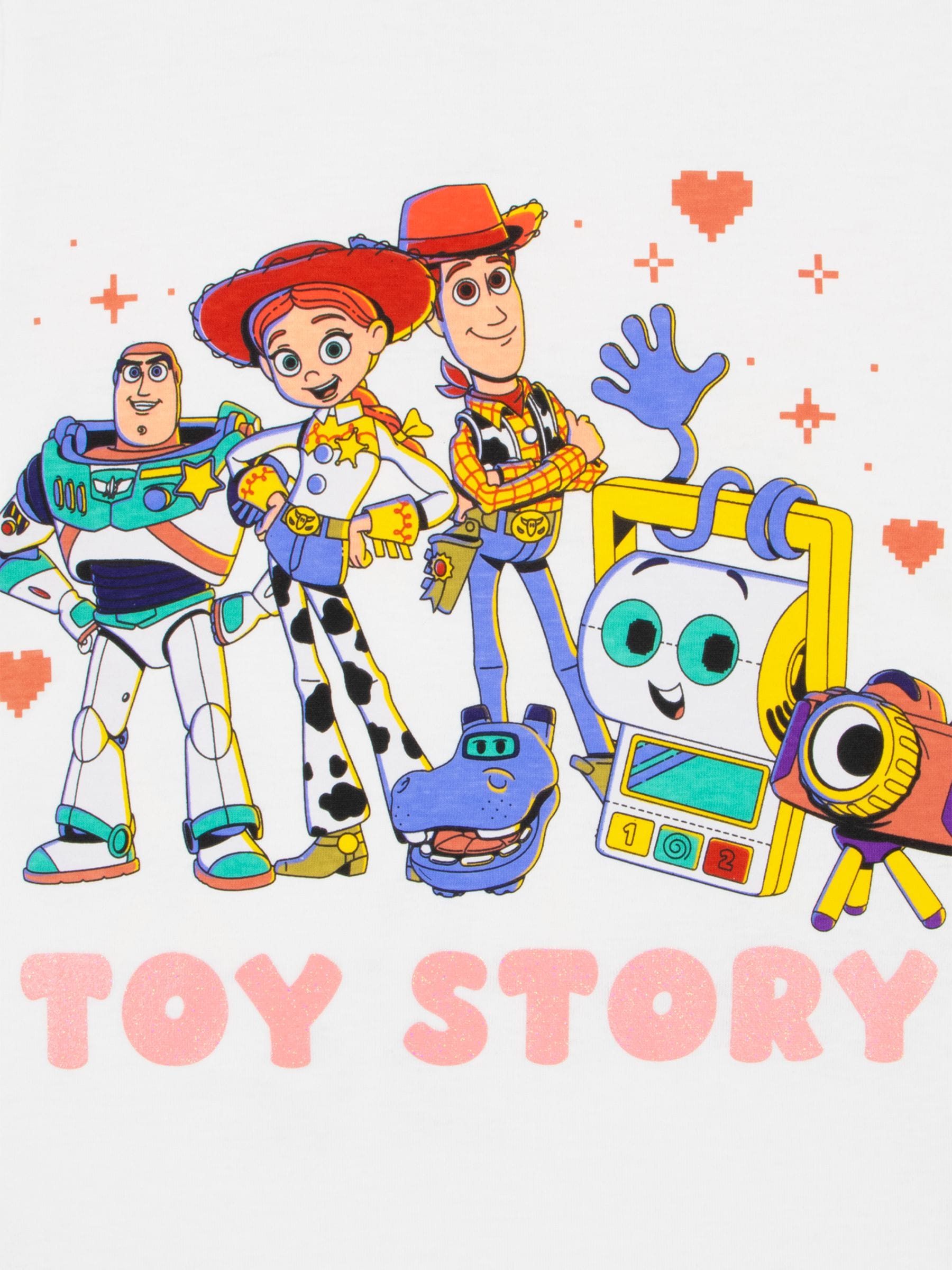 Character Pink Disney Toy Story T-Shirt And Shorts Set image 5