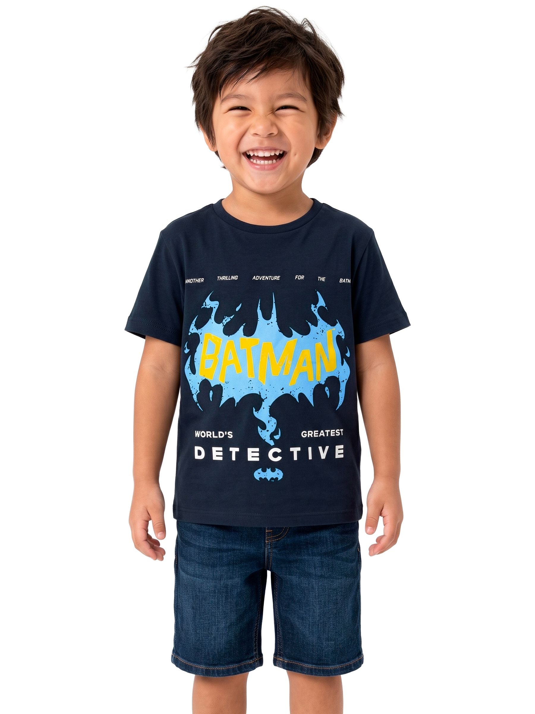 Dsiney Kidz - Character Black DC Comics Batman T-Shirt image 3