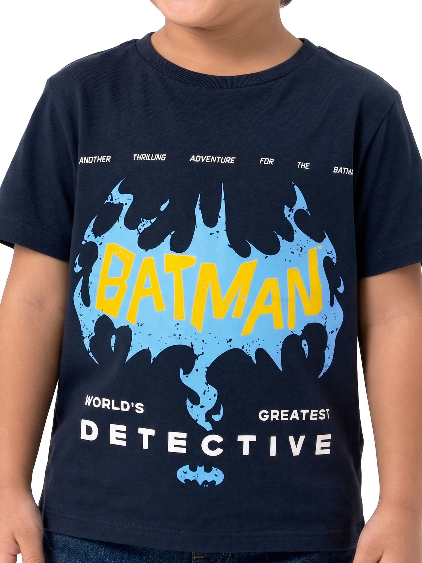 Dsiney Kidz - Character Black DC Comics Batman T-Shirt image 4