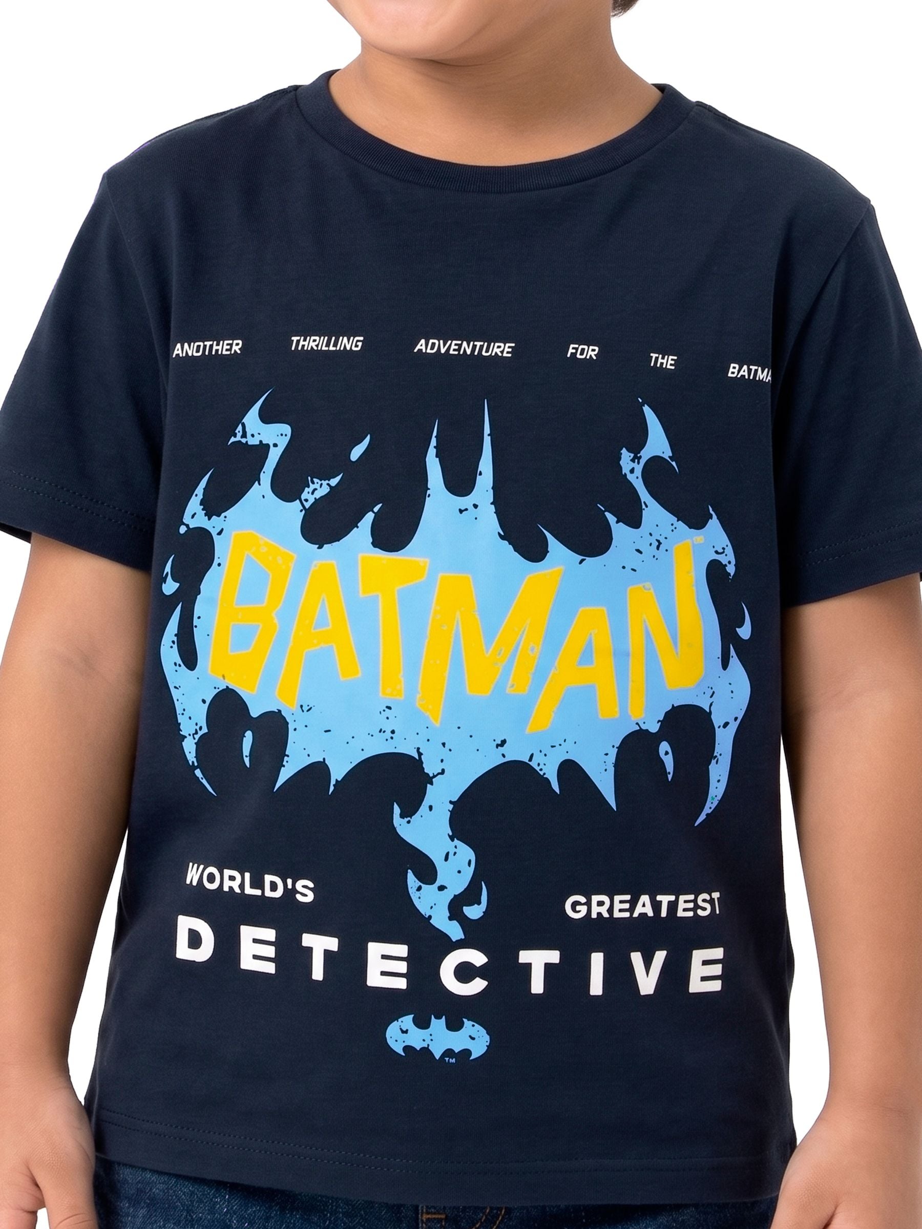 Dsiney Kidz - Character Black DC Comics Batman T-Shirt image 4