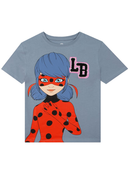 Character Grey Miraculous Ladybug T-Shirt And Shorts Set image 6
