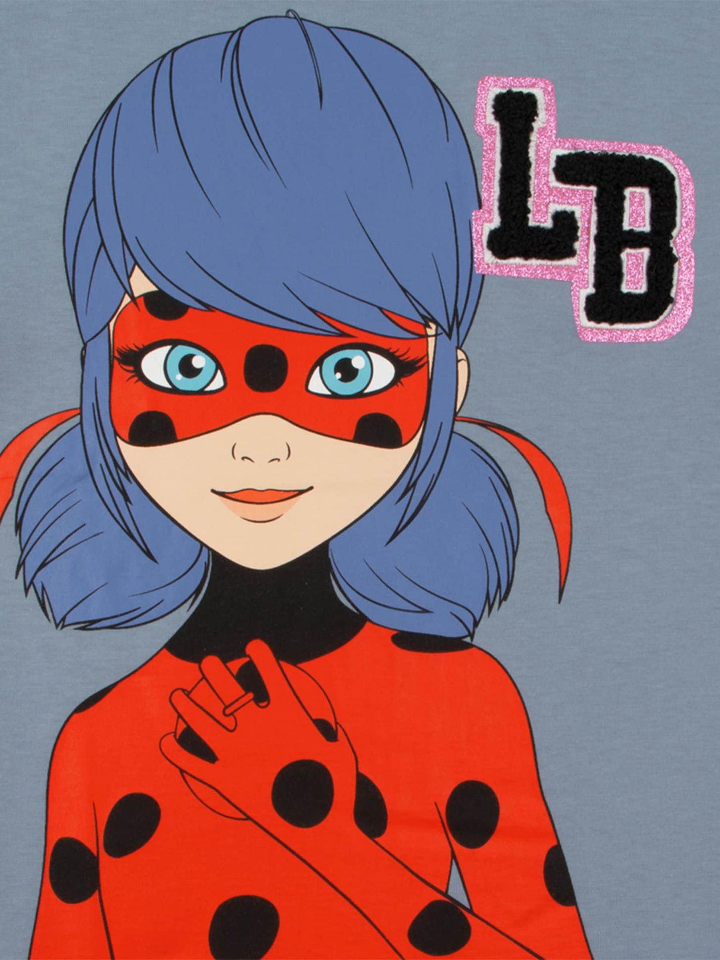 Character Grey Miraculous Ladybug T-Shirt And Shorts Set image 8
