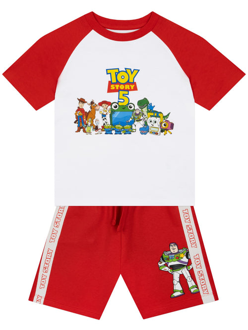 Character Red Disney Toy Story T-Shirt And Shorts Set Woody image 1