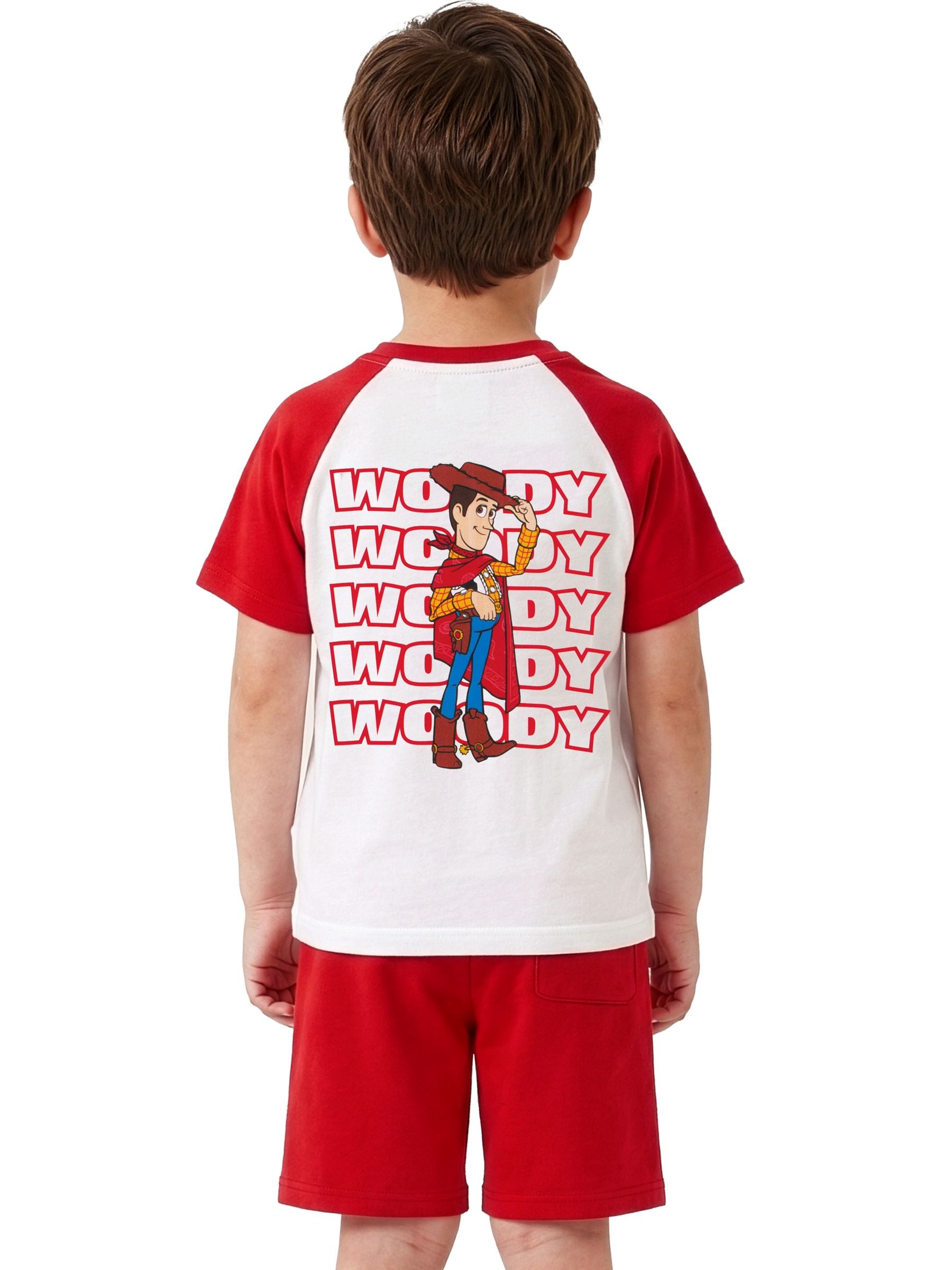 Character Red Disney Toy Story T-Shirt And Shorts Set Woody image 3