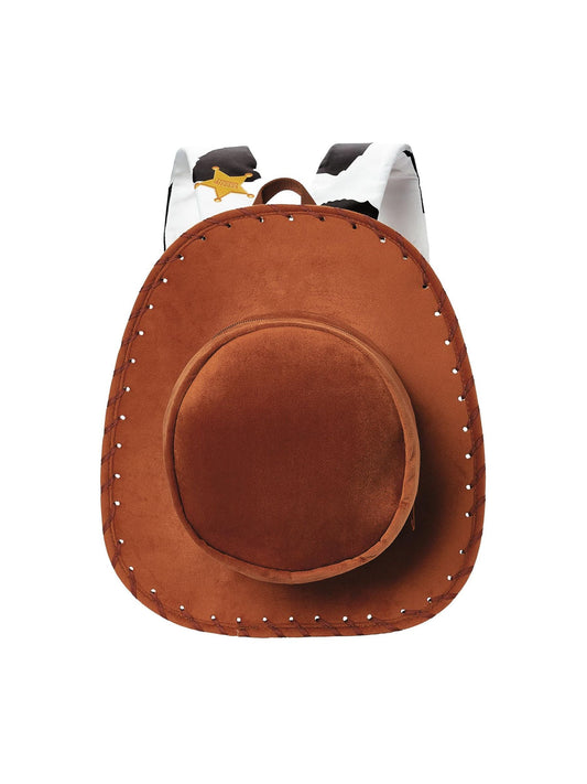 Character Brown Disney Toy Story Novelty Woody's Hat Backpack image 1