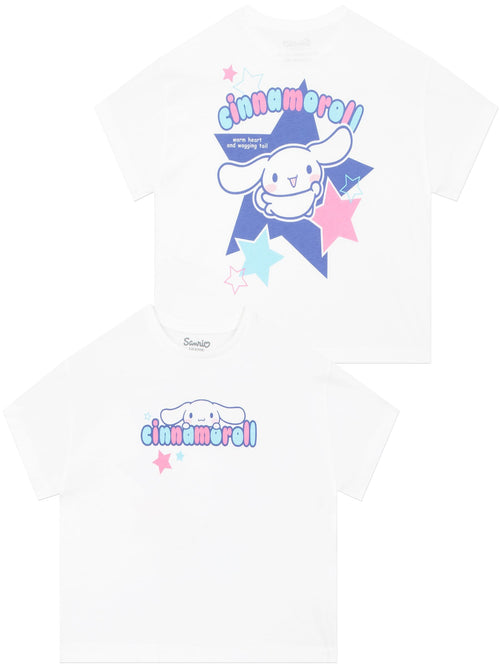 Character White Hello Kitty T-Shirt Cinamoroll image 1