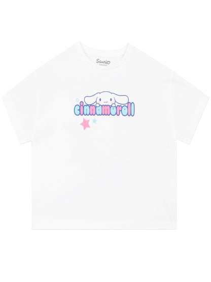 Character White Hello Kitty T-Shirt Cinamoroll image 2