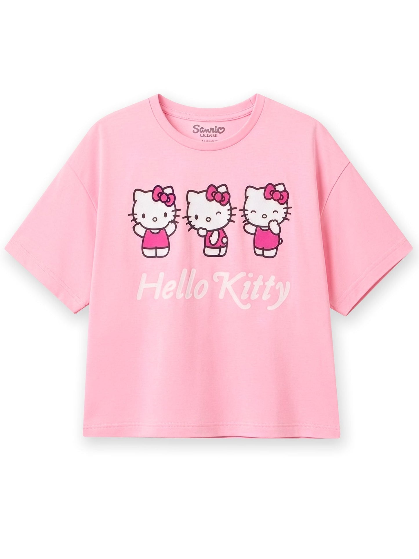 Character Pink Hello Kitty T-Shirt image 1