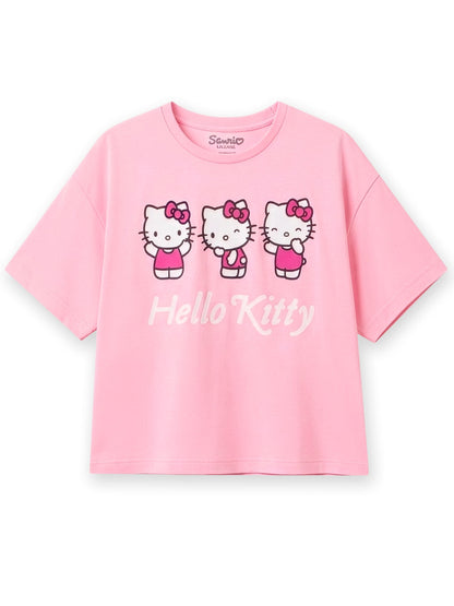 Character Pink Hello Kitty T-Shirt image 1