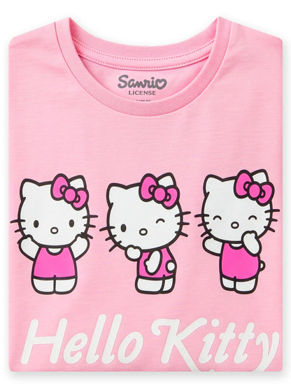 Character Pink Hello Kitty T-Shirt image 6