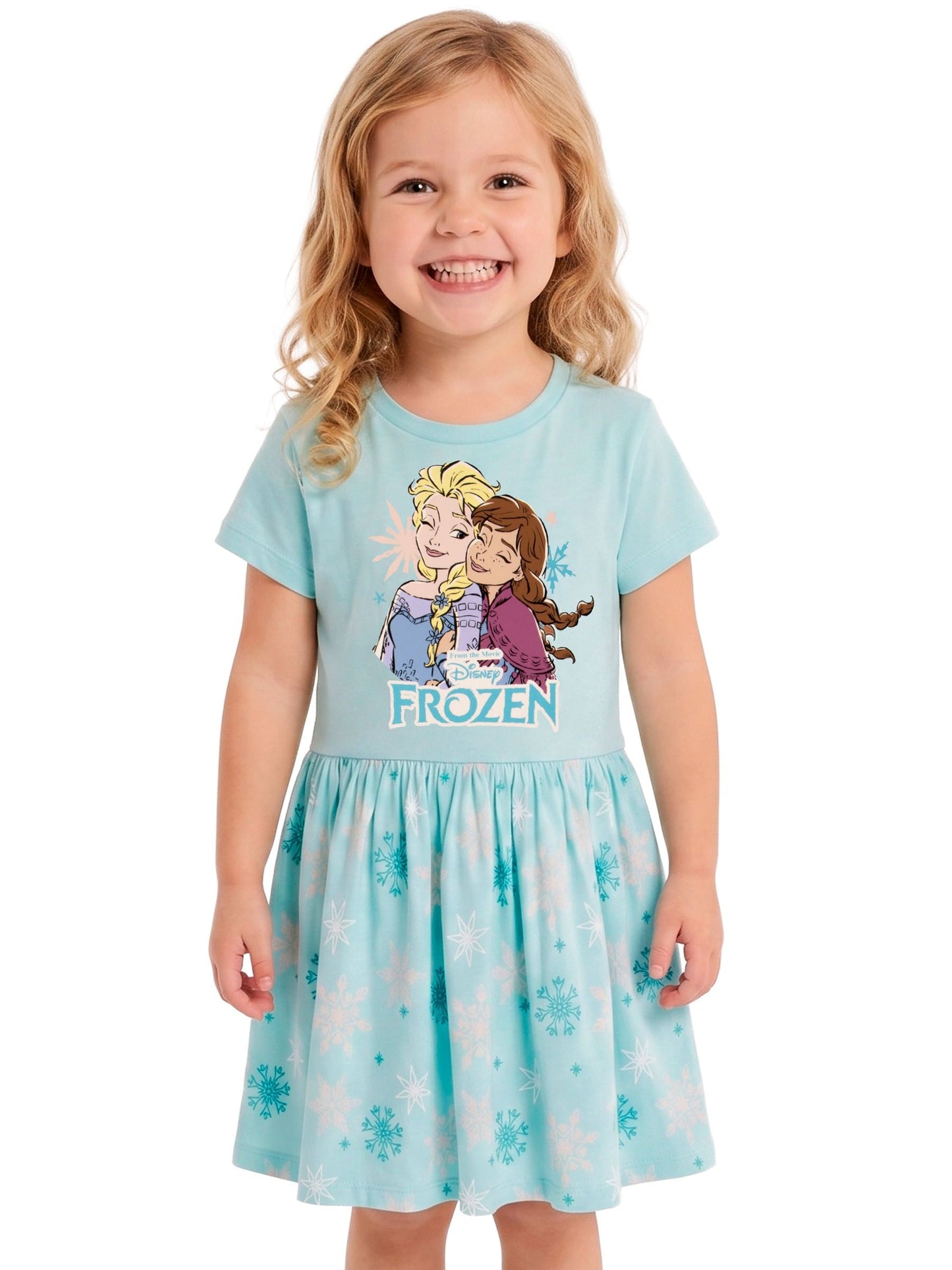Dsiney Kidz - Character Blue Disney Frozen Elsa And Anna Dress image 4