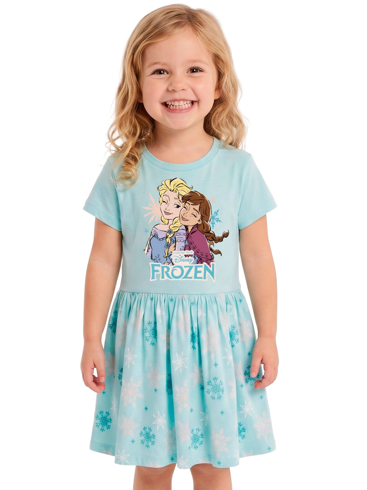 Dsiney Kidz - Character Blue Disney Frozen Elsa And Anna Dress image 4
