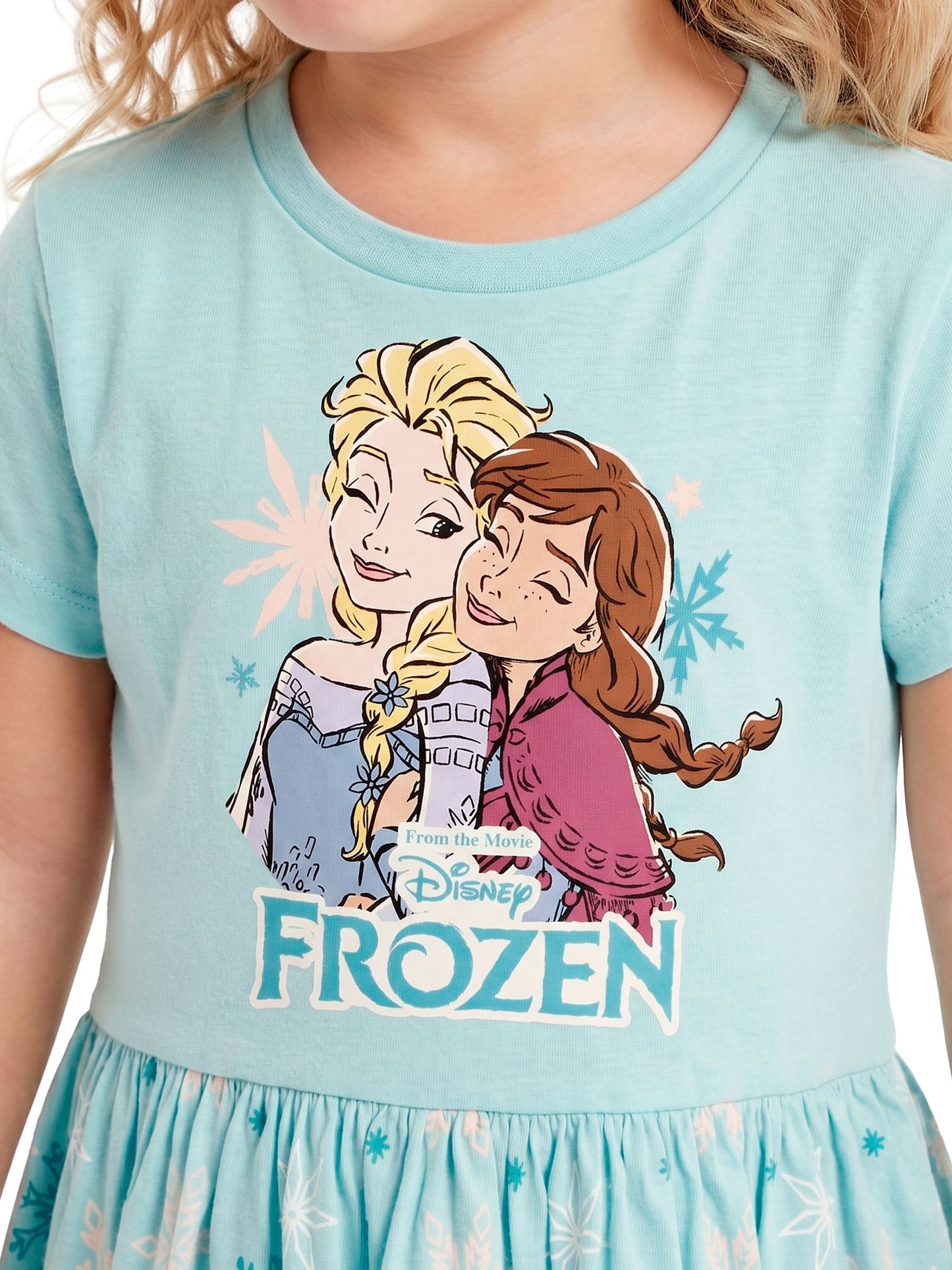 Dsiney Kidz - Character Blue Disney Frozen Elsa And Anna Dress image 5