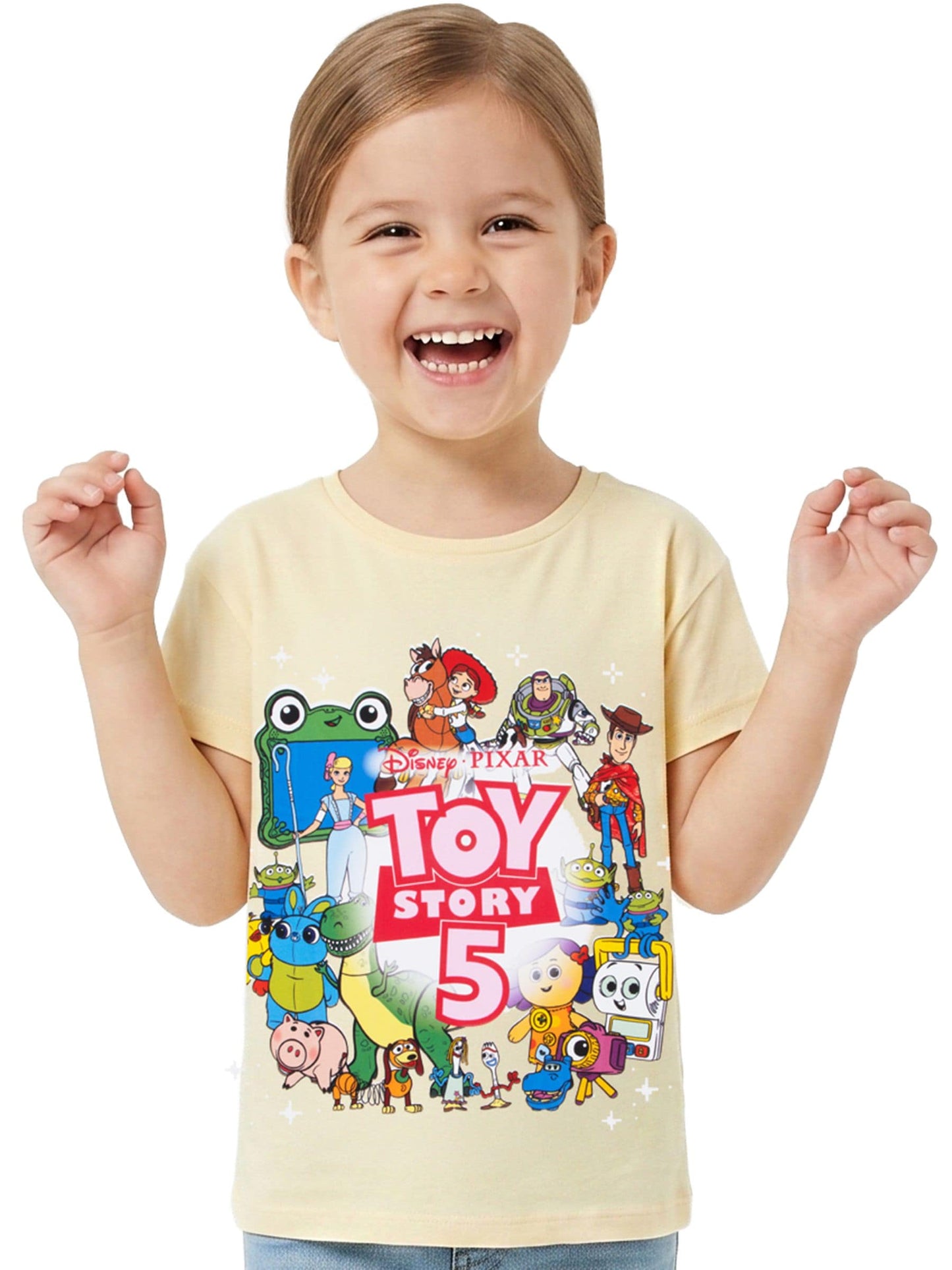 Character Yellow Disney Toy Story T-Shirt image 4