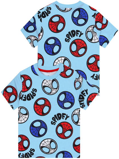 Character Blue Marvel Spidey And His Amazing Friends T-Shirts 3 Pack image 2