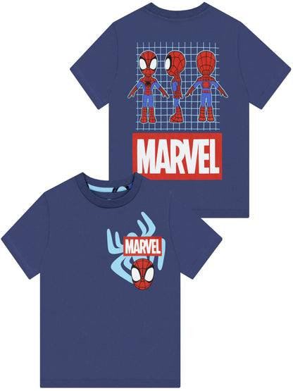 Character Blue Marvel Spidey And His Amazing Friends T-Shirts 3 Pack image 3