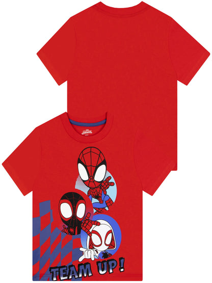 Character Blue Marvel Spidey And His Amazing Friends T-Shirts 3 Pack image 4