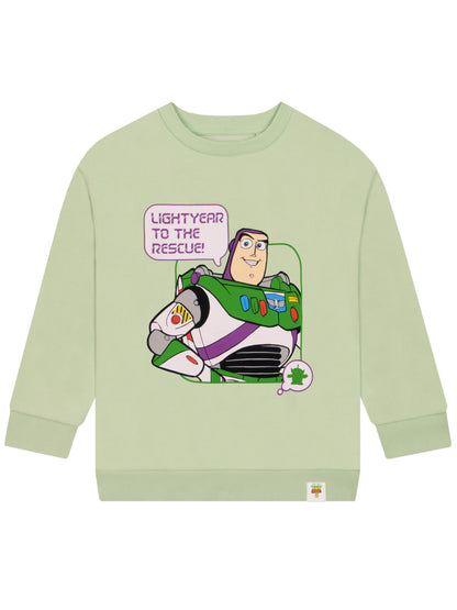 Dsiney Kidz - Character Green Disney Toy Story Sweatshirt Buzz Lightyear image 2