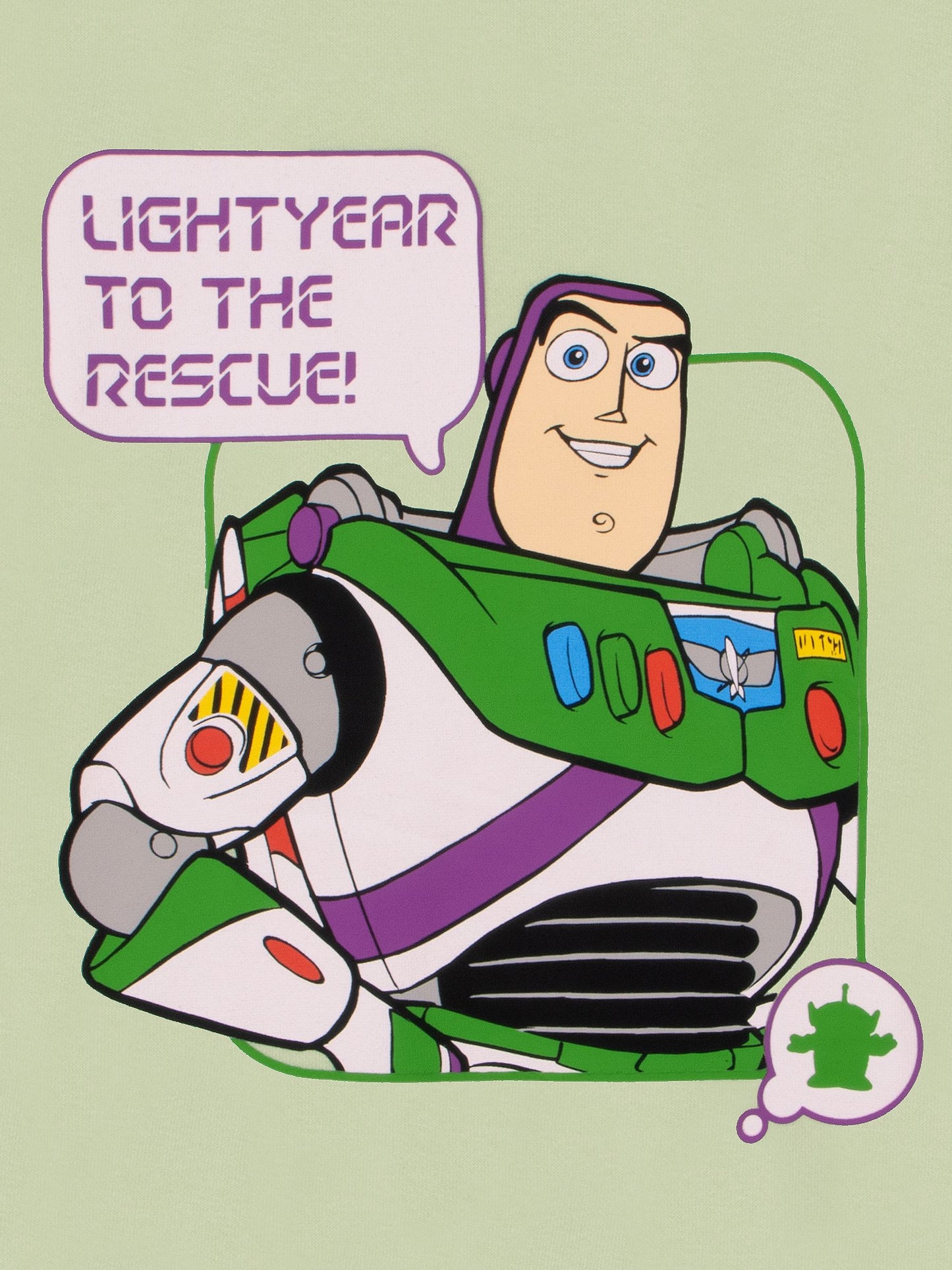 Dsiney Kidz - Character Green Disney Toy Story Sweatshirt Buzz Lightyear image 3