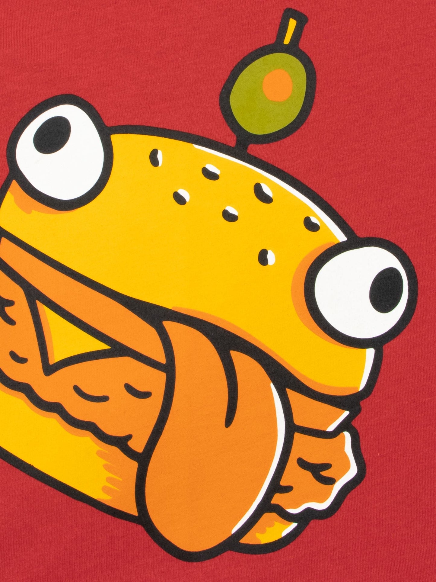 Character Red Fortnite Burger T-Shirt image 7