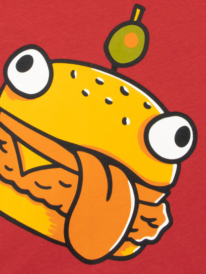 Character Red Fortnite Burger T-Shirt image 7