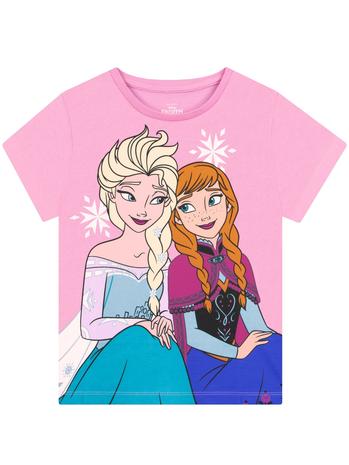 Character Pink Disney Frozen  Anna And Elsa T-Shirts 3 Pack image 4