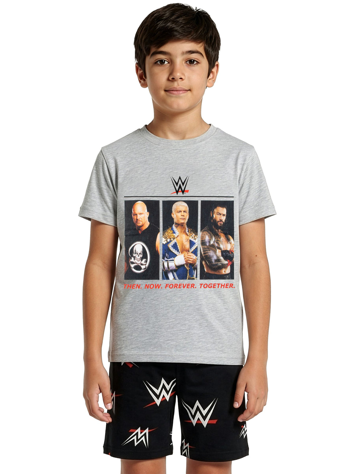 Character Grey WWE Short Pyjamas - image 1