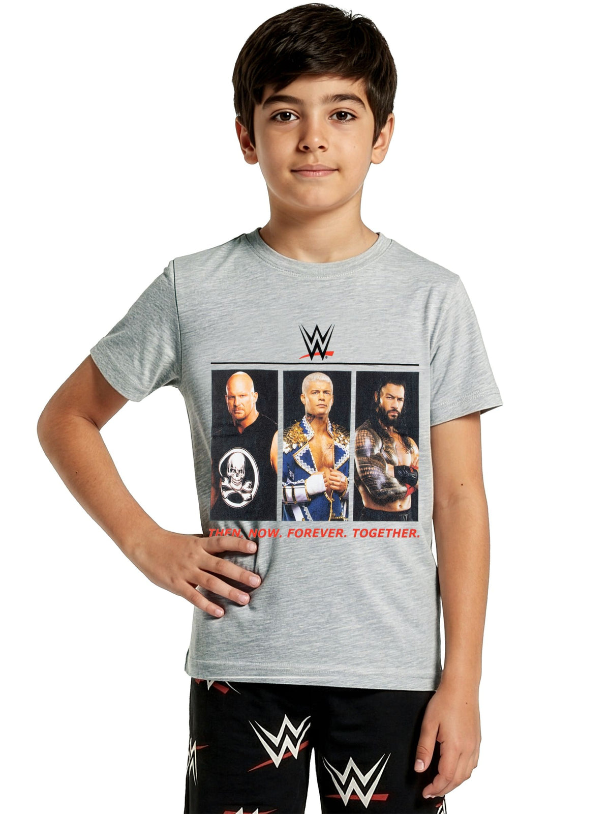 Character Grey WWE Short Pyjamas - image 3