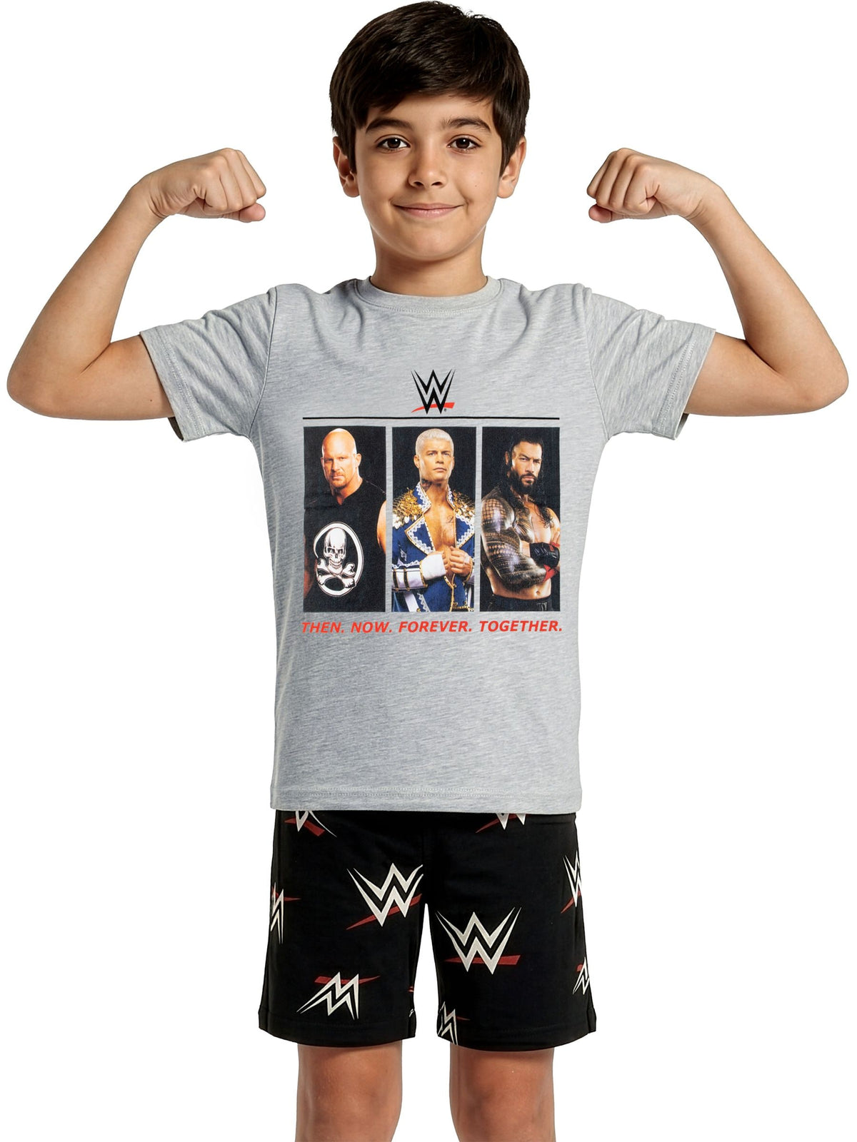 Character Grey WWE Short Pyjamas - image 4