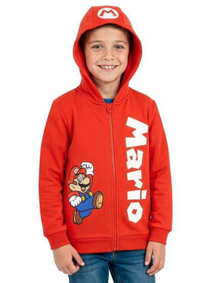 Dsiney Kidz - Character Red Super Mario Zip Through Hoodie image 1