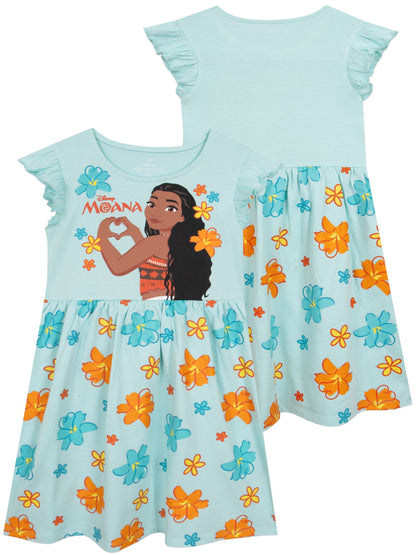 Dsiney Kidz - Character Blue Disney Moana Dresses 2 Pack image 4