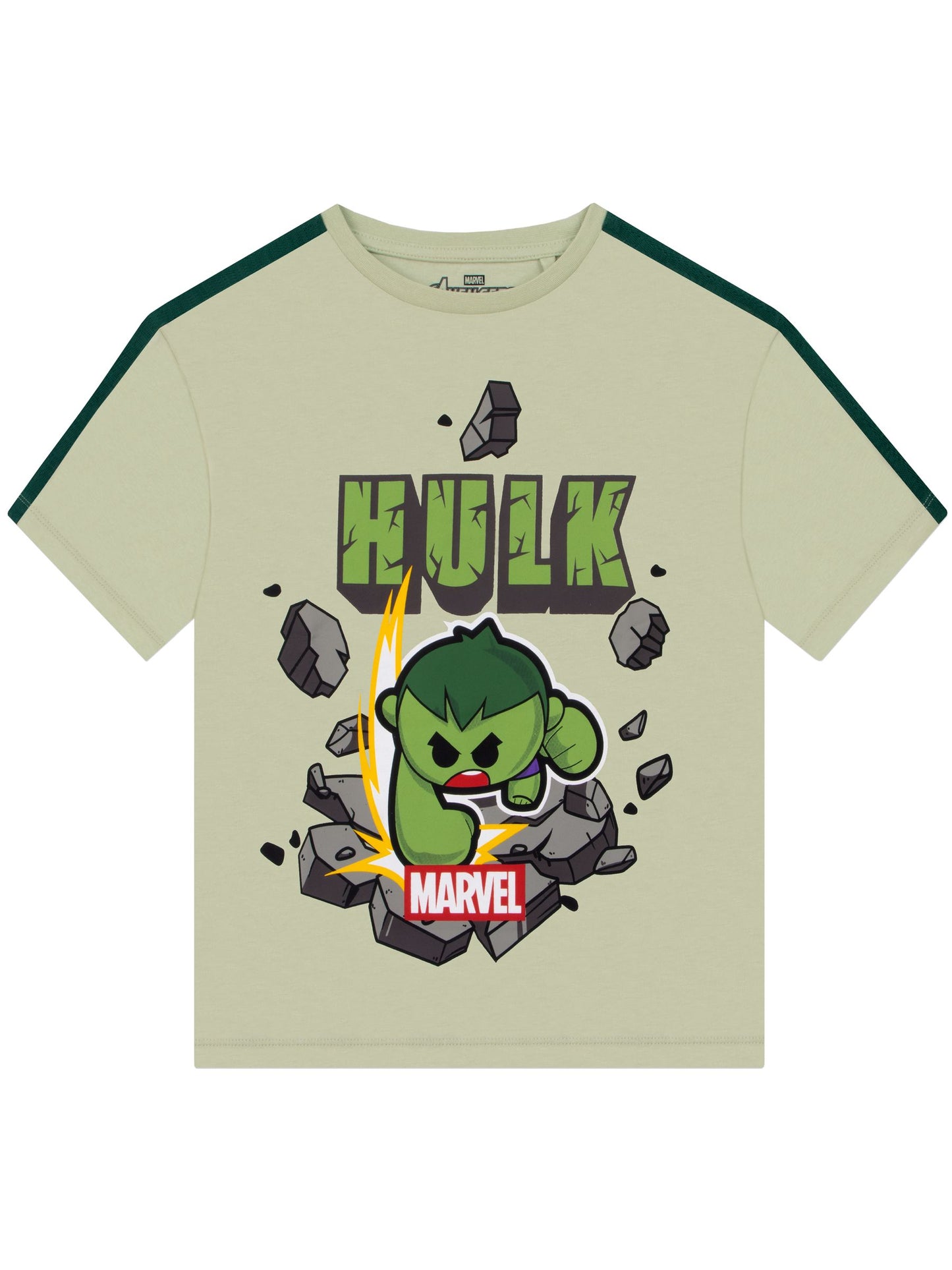 Dsiney Kidz - Character Green Marvel The Incredible Hulk T-Shirt image 1