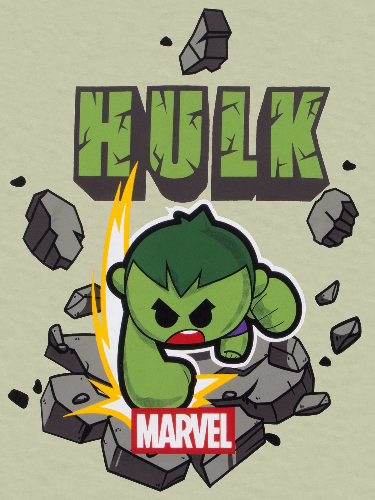 Dsiney Kidz - Character Green Marvel The Incredible Hulk T-Shirt image 8