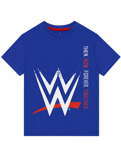 Dsiney Kidz - Character Blue WWE Then Now Forever Together T-Shirt image 1