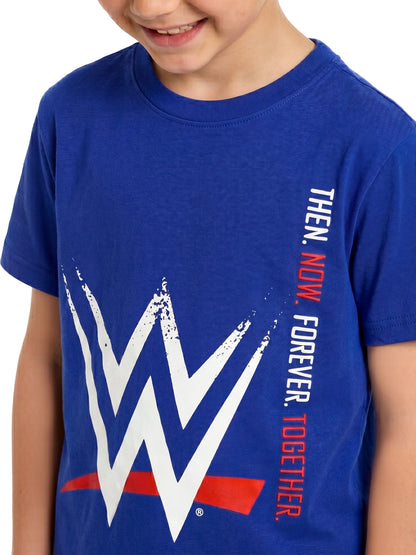Dsiney Kidz - Character Blue WWE Then Now Forever Together T-Shirt image 5