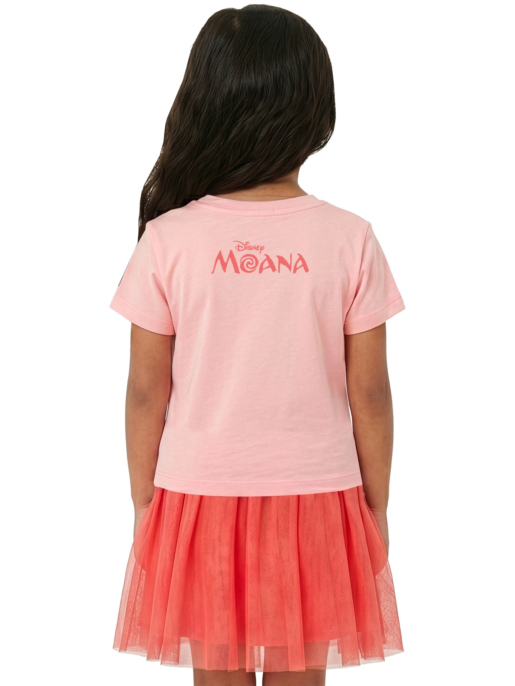 Character Pink Disney Moana T-Shirt And Skirt Set image 2