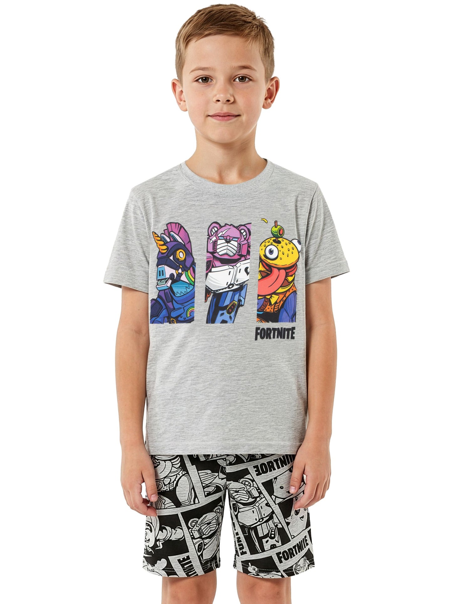 Dsiney Kidz - Character Grey Fortnite Short Pyjamas image 1
