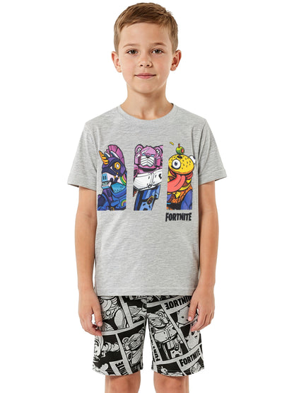 Dsiney Kidz - Character Grey Fortnite Short Pyjamas image 1