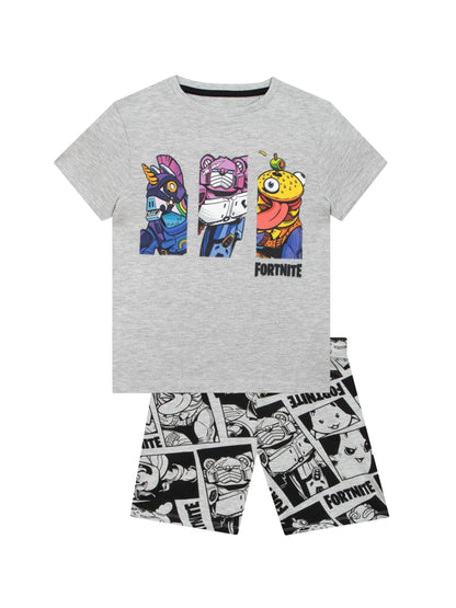 Dsiney Kidz - Character Grey Fortnite Short Pyjamas image 5