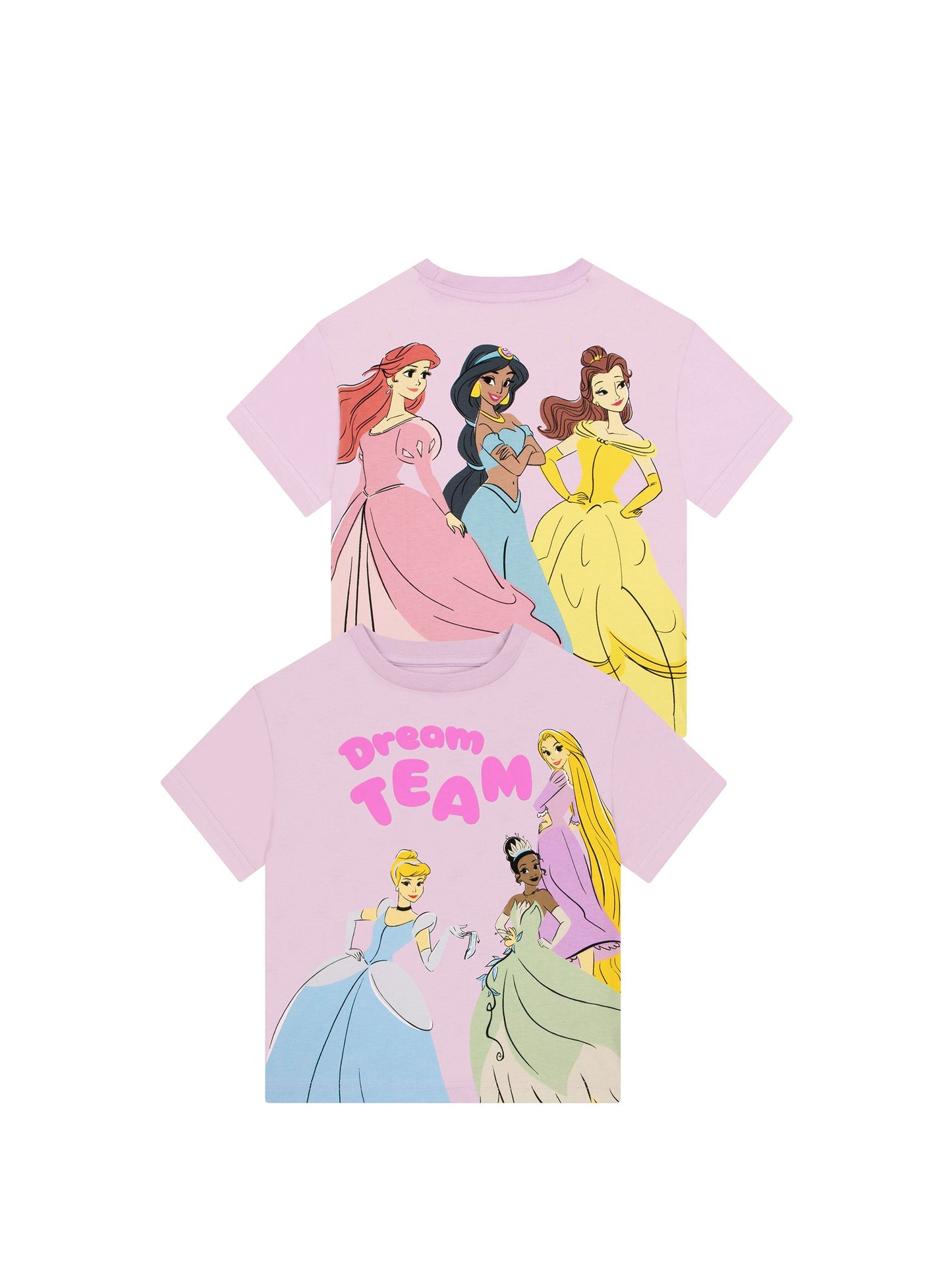 Dsiney Kidz - Character Purple Disney Princess T-Shirt Ariel, Jasmine And Belle image 1