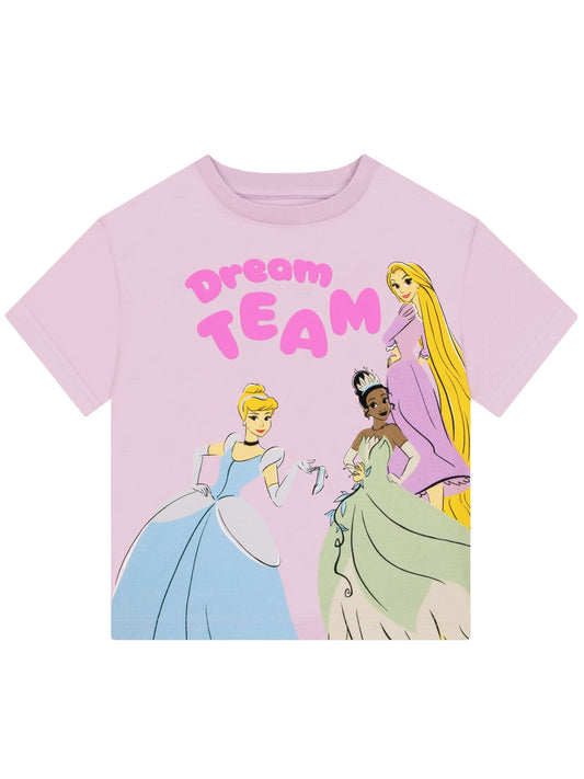 Dsiney Kidz - Character Purple Disney Princess T-Shirt Ariel, Jasmine And Belle image 2