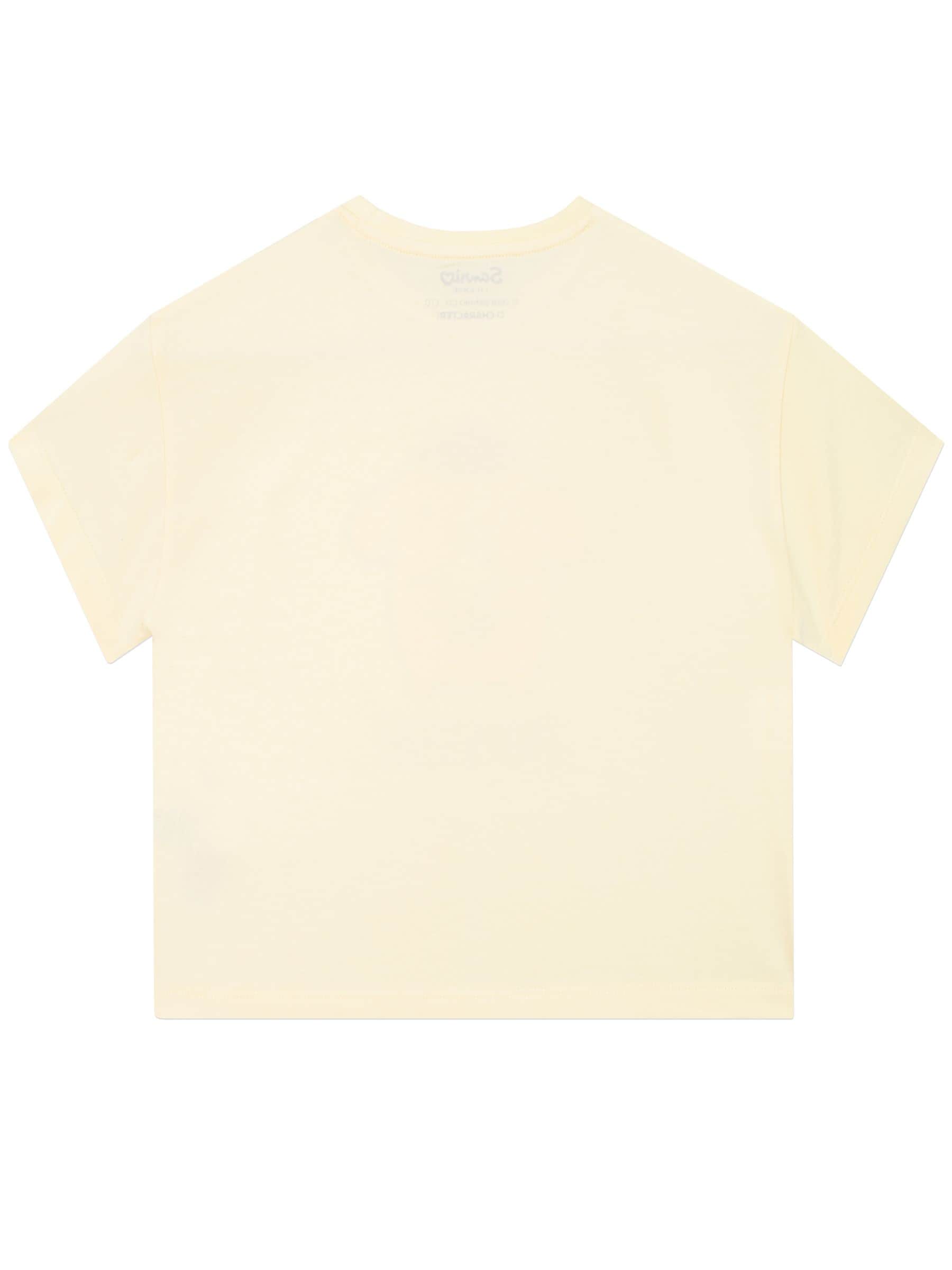 Character Yellow Hello Kitty Pomppompurin T-Shirt image 2