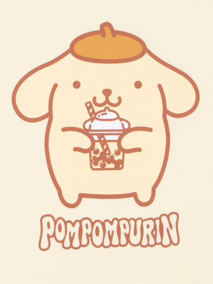 Character Yellow Hello Kitty Pomppompurin T-Shirt image 3