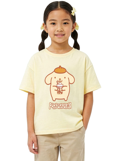 Character Yellow Hello Kitty Pomppompurin T-Shirt image 5