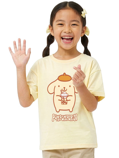 Character Yellow Hello Kitty Pomppompurin T-Shirt image 7