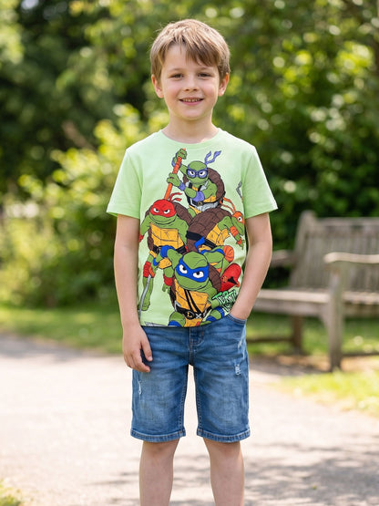 Dsiney Kidz - Character Green Teenage Mutant Ninja Turtles T-Shirt image 5
